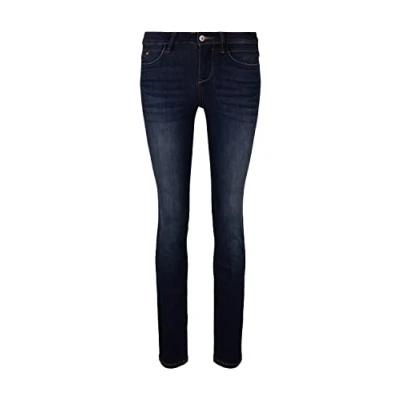 Image of TOM TAILOR Women&#039;s Jeans 10622022 Alexa Slim, 10282 Dark Stone Wash Denim (new), 28W / 32L