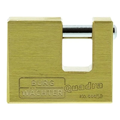 Image of Burg Wächter Quadra 444 50 SB Padlock 7 mm Pinch protection Shackle Thickness 1 item 2 Keys