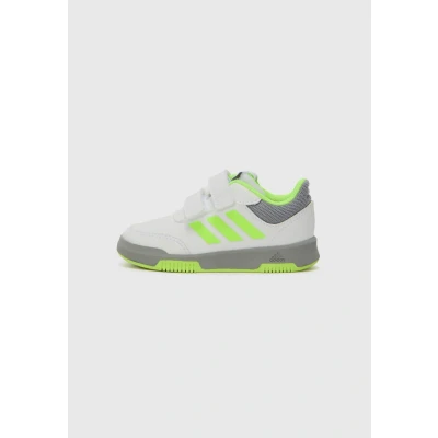 Image of adidas Unisex Baby Tensaur Hook and Loop Shoes Running, FTWR White/Lucid Lemon/Grey Three, 5 UK Child