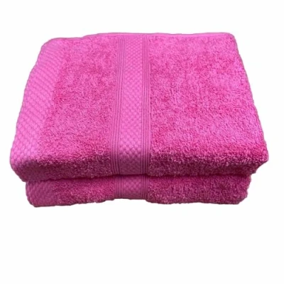 Image of SHL Fuschia 100% Cotton Hand Towels 500 Gsm 50 x 85 cm 2 Pack