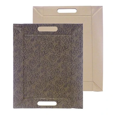 Image of FreeForm 1 Piece 45 x 35 cm Faux Leather Rose Chocolate/ Black Small Tray, Chocolate