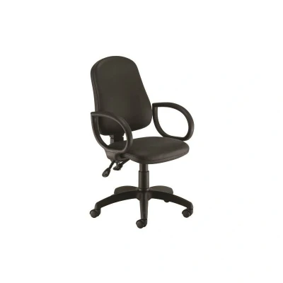 Image of First Calypso Operator Chair with Fixed Arms Polyurethane 640X640X985 1175mm KF822905