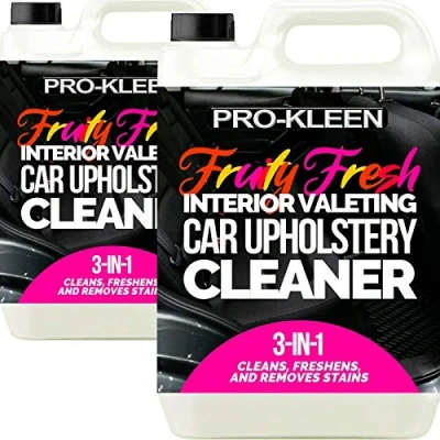 Image of Pro Kleen Interior Valeting Car Upholstery Carpet Cleaner Shampoo Removes Dirt, Grime and Stains Fruity Fresh Fragrance (10 Litres)