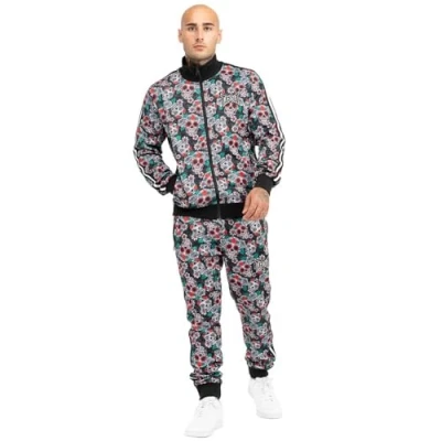Image of Tapout Men&#039;s Jollan Tracksuit, Black/Multicolour, S