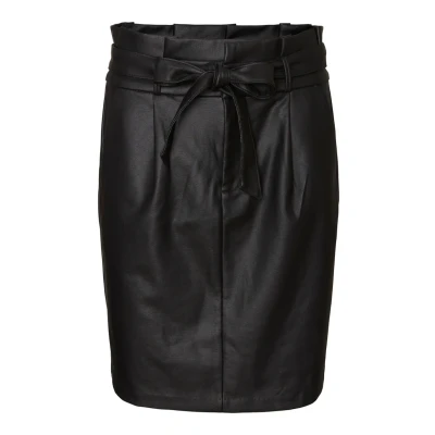 Image of VERO MODA Womens VMEVA Paperbag Skirt Black S