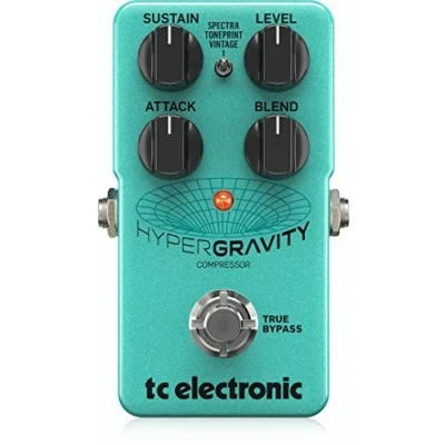 Image of TC Electronic HYPERGRAVITY Compressor Exceptional Multiband Compression Pedal with Vintage Mode and Built In TonePrints*, Compatible PC Mac