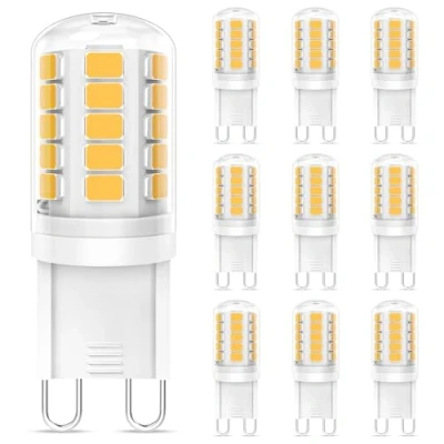 Image of LEDYA G9 LED Bulbs Warm White, 3W, 380LM, 2700K, Equivalent to 30W Halogen, Not Dimmable for Lighting Decor, Chandelier, Pack of 10