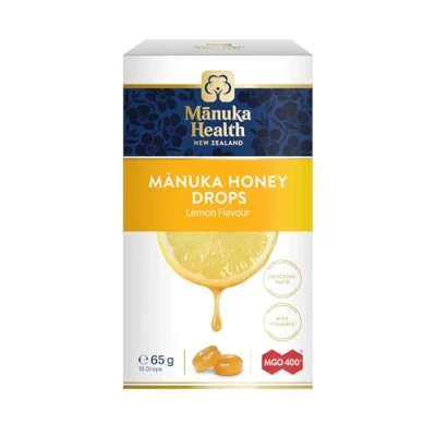 Image of Manuka Health MGO400 Plus Honey Lozenges with Lemon