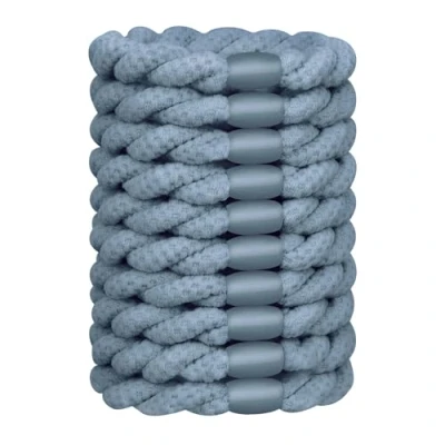 Image of JessLab Hair Ties for Women, Durable Elastic Twist Rope Bands, Gentle No Damage Accessories All Types, Light Blue