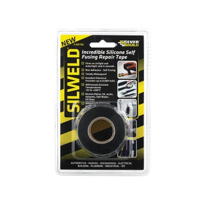 Image of Everbuild Silweld Tape 3m Black EVB2SWELDBK