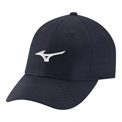 Image of Mizuno Tour Adjustable Lw Golf Hat Navy/White