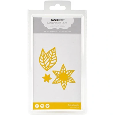 Image of Kaisercraft Poinsettia Decorative Die, Grey