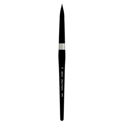 Image of Silver Brush Limited 3000S16 Black Velvet Round for Watercolour, Size 16, Short Handle