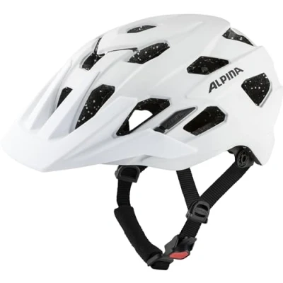 Image of ALPINA Unisex Adult, ANZANA TOCSEN cycling helmet, white matt, 57 61 cm
