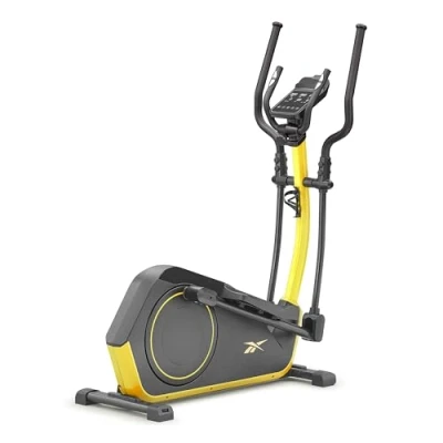Image of Reebok FR30 Magnetic Elliptical Cross Trainer for Smart Full Body Home Workout &amp; Low Impact Cardio Fitness w/ 9KG Flywheel, 15 Stride, Tablet Holder, Bluetooth, LED Touchscreen, 32 Resistance Levels