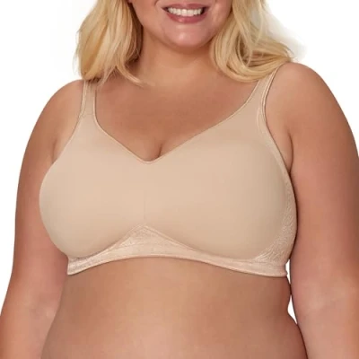 Image of Playtex Women&#039;s 18 Hour Seamless Smoothing Full Coverage Bra #4049 40DD Nude