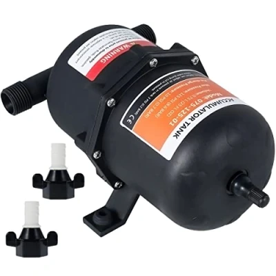 Image of SDYGDB Accumulator Tank with Internal Bladder Pressurized Water Pump Flow Control Pressure Booster Storage Vessel Hold 125 psi 23.5 oz for Boat Marine RV Caravan