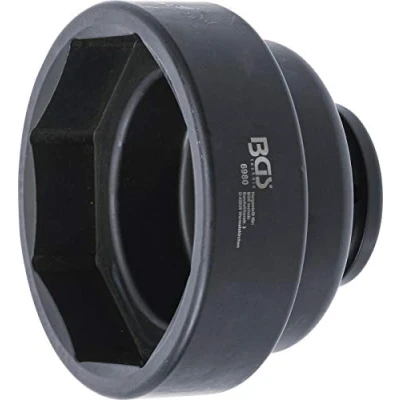 Image of BGS 6980 Rear Hub Nut Socket 8 Point for SCANIA 100 mm