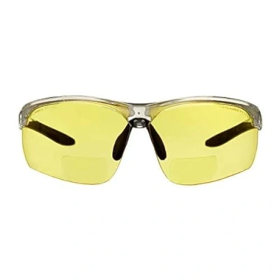 Image of voltX &#039;CONSTRUCTOR ULTIMATE&#039; Bifocal Reading Safety Glasses EN166FT certified PREMIUM Cycling Sports Bifocals Anti Fog Coated UV400 lens (+1.5 Dioptre, ULTIMATE Yellow)
