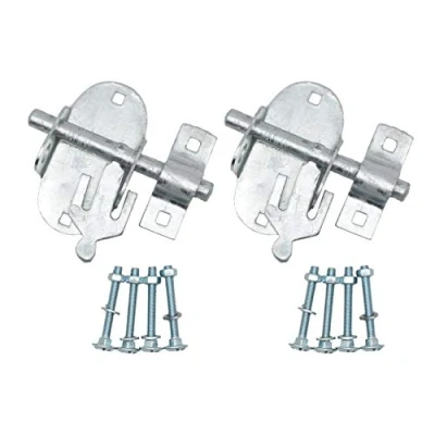 Image of Oval Pad Lock Bolt 4 INCH / 100mm Hot Dip Galvanised Pack of 2