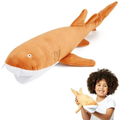 Image of Zappi Co Nurse Shark Plush Toy Large, Lovable River Animal, Eco Friendly, Favorite with Children, Made from Recycled Material