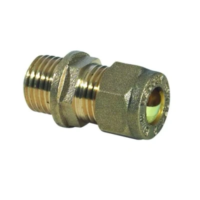 Image of Plumbright Compression Coupling Male 22mm x 1/2&quot; P90220.
