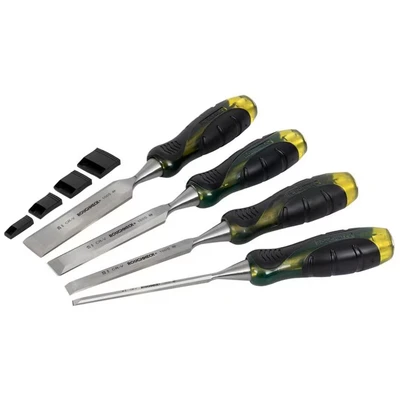 Image of Roughneck ROU30154 Bevel Edge Chisel Set 4 Piece
