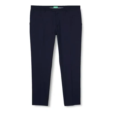 Image of United Colors of Benetton Men&#039;s Pantalone 4ki3uf02i Pants, Blu Scuro 016, One Size UK