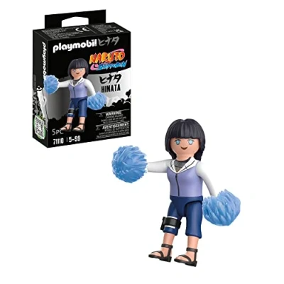 Image of Playmobil 71110 Naruto: Hinata Figure Set, Naruto Shippuden Anime Collectors Figure, Playset Suitable for Children and fans 5+ years