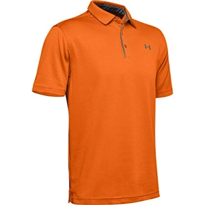 Image of Under Armour Men Tech, Lightweight and Breathable Polo T Shirt for Men, Comfortable Short Sleeve