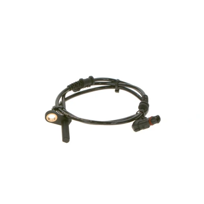 Image of 2215400317, 2215401217, 2219050001, 2219055700, 2219057600 ABS sensor BOSCH 0 986 594 593 with cable Active 1100mm