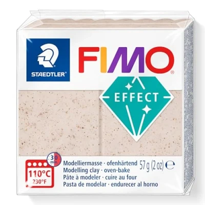 Image of STAEDTLER 8010 770 FIMO Effect Oven Hardening Polymer Modelling Clay Botanical Rose Hip (1 x 57g Block)