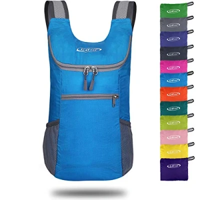 Image of G4Free Unisex Ultra Lightweight Small Foldable Backpack Packable Rucksack for Travelling Walking Cycling Hiking or Multipurpose Daypacks