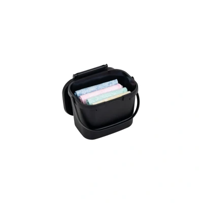 Image of Addis 4.5L Kitchen Food Waste Caddy Black
