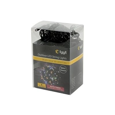 Image of 80 LED Battery String Light Multicolour