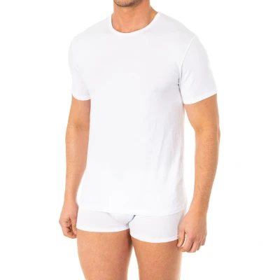 Image of Abanderado Mens short sleeve round neck T shirt A040W White Size 2XL