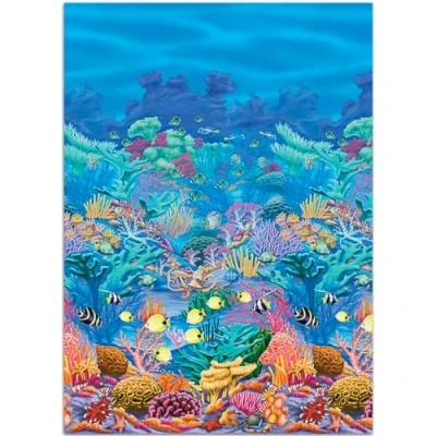 Image of (PKT) Underwater Friends Coral Reef Room Scene Setter Roll