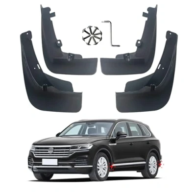 Image of ZHANGQINGHUI Car Mud Flaps For VW Touareg Splash Guards Flap R Line Mudguards Front Rear 4pcs 2018 2019 2020 20212022 2023 2024 2025
