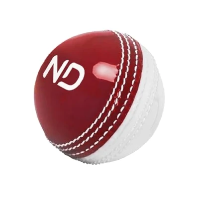 Image of ND Sports Garden Cricket Ball Incrediball training coaching swing Spin stitch (Pack 1, Red/White)