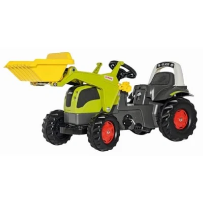 Image of Rolly Toys S2602507 Claas 02/507/7 Kid Elios Tractor and Frontloader, Green