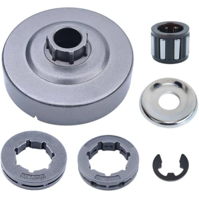 Image of AUMEL 1125 007 1041 Chain Clutch Sprocket Drum Rim Washer Bearing Kit for Stihl MS290 029 MS390 039 MS310 Chainsaw Part w/E Clip.