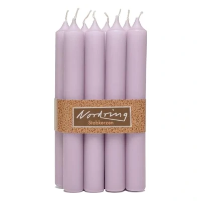 Image of Nordring 8 Taper Candles 2.2 x 18 cm Lilac