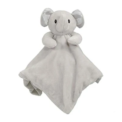 Image of Mansuri Babies 3D Elephant Cuddly Comforter Blanket Soft Newborn Baby Shower BC36 (Grey)