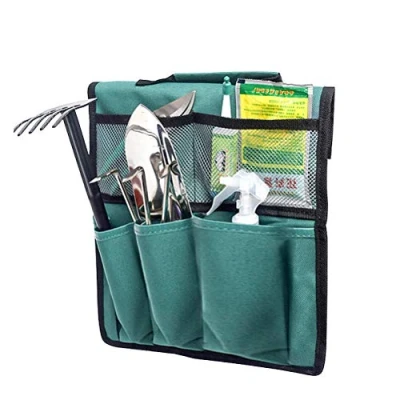 Image of Garden Kneeler Tool Bag Storage Portable Pouch for Outdoor Gardening Folding Foam Padded Knee Pad Stool