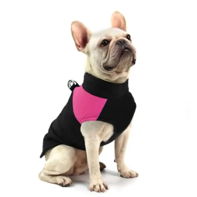 Image of FEimaX Dog Coat Waterproof Winter Warm Jacket Puppy Vest Outdoor Pet Windproof Apparel Clothes for Cold Weather, Soft Padded Harness with D ring Small Medium Large Dogs