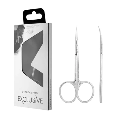 Image of Staleks Pro Cuticle Scissors Manicure Pedicure Nails Exclusive SX 22/1 Magnolia