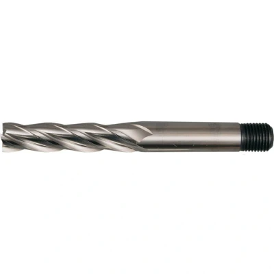 Image of Sherwood 7/16&quot; HSS Threaded Shank Multi Flute Long Series End Mills