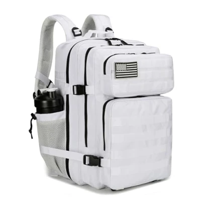 Image of Lovelinks21 45L Tactical assault Backpack 3 day pack with Molle Waterproof Rucksack for Backpacks, White, L,