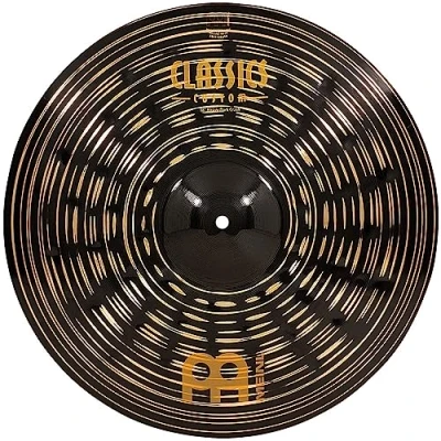 Image of Meinl Cymbals Classics Custom Dark Crash Heavy Cymbal 18 inch (Video) for Drum Set (45,72cm) B12 Bronze, Finish, Made in Germany (CC18HDAC)