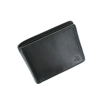 Image of VISCONTI Tuscany Collection Francesca Leather Wallet with RFID Protection TSC46 Black